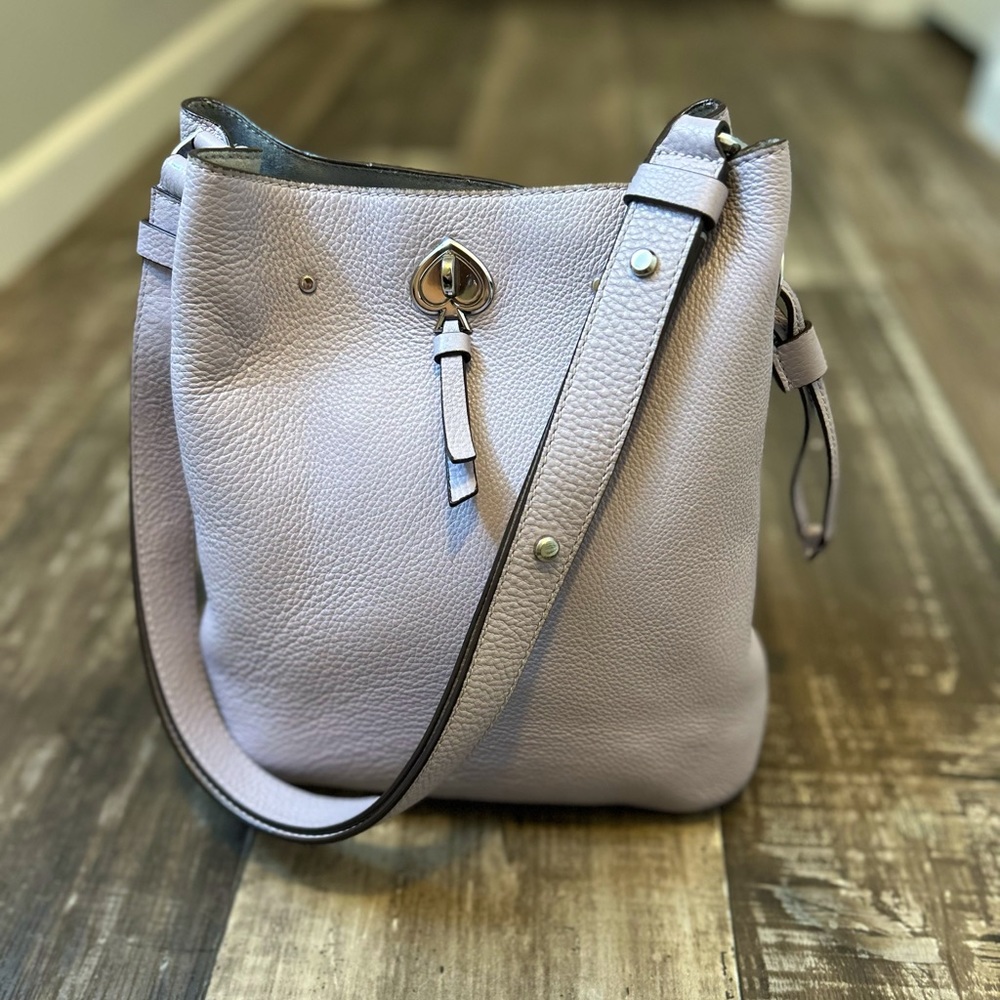 Kate Spade Large Marti Bucket Bag Frozen Lilac